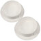 DOITOOL 2Pcs Aria Condizionata Tappo del Foro del Tubo Portatile Condizionatore D' Aria di Scarico Tubo Flangia Spina Foro Rotondo Bianco