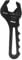 YWBL-WH Adjustable Wrench Aluminium Alloy Spanner Wide Jaw Opening with Wavy Grip for DIY Tubing Installation Disassembly