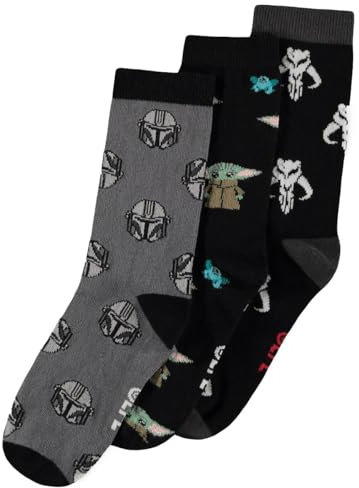 The Mandalorian - Crew-Socken (3er-Pack) - 39/42