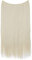CAISHA 50cm 1 Tresse Extension mit Gummiband Extensions Haarverlängerung Haarteil Glatt Hellblond E117