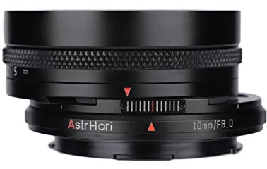 AstrHori 18mm F8 Obiettivo grandangolare APS-C e obiettivo Shift Lente per paesaggi di architettura manuale per fotocamera mirrorless Nikon Z Mount Z6,Z7,Z5,Z6II,Z7II,Z9,Z50,ZFC,ecc.