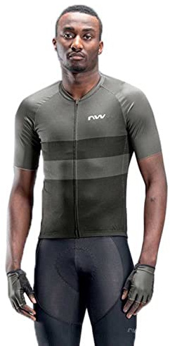 Northwave Blade Air Fahrrad Trikot kurz grau/gelb 2023: Größe: L (50)