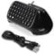 KOSDFOGE Mini Wireless Bluetooth Gaming Keyboard Chatpad for PS4 Controller