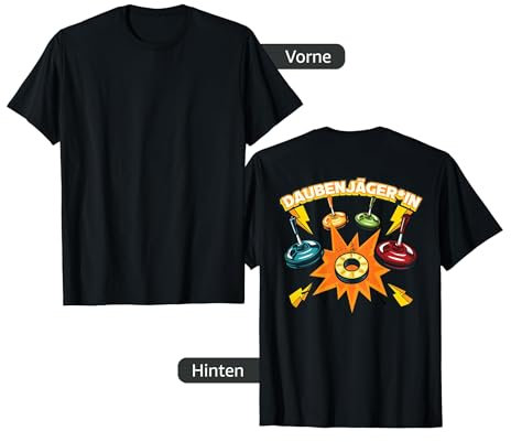 DaubenjägerIn gegendert Stockschütze Asphaltstock Stocksport T-Shirt
