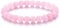 CrystalTears Rose Quartz Healing Crystal Bracelet 8mm Natural Gemstone Bead Bracelets for Women Quartz Crystal Stone Stretch Bracelet for Her Christmas Valentine' s Gifts