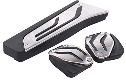 Pedalkappen Pedalabdeckung Pedalsatz Fußpedal Bremspedal Gaspedal Kupplungspedal Kupplung Pedale Abdeckung Pedalauflage für 4er F33 F36 5er F07 F10 F11 6er F06 F12 F13 I3 I8 I12 X1 E84 X3 F25 X4 F26