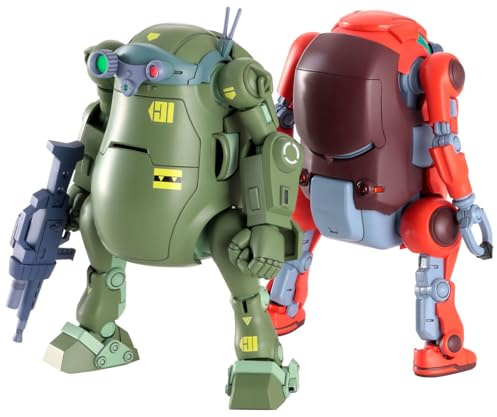 Hasegawa 664527-1/35 MechatroWeGo Votoms Colab, Scopedog & Chirico - Maßstab 1:35