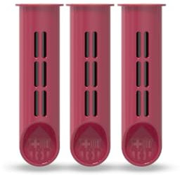 Dafi FC Barcelona Water Filter for Dafi Soft and Solid Bottle, Pack of 3, Official Bordeaux Red Edition