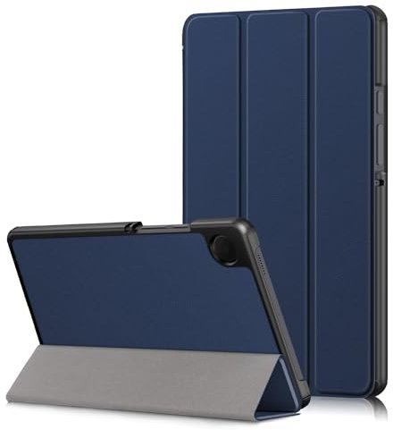 Xuanbeier Custodia ultra sottile compatibile con tablet Samsung Galaxy Tab A9 8.7 (SM-X110/X115/X117) Custodia protettiva con supporto e funzione sleep/wake,Blu