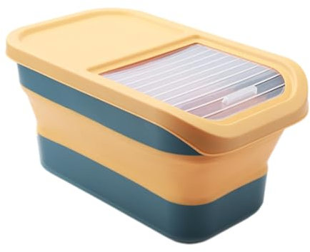HLELU conteneur croquettes Chien 20kg,de Stockage de Nourriture pour Animaux,Boite Croquette Chien,Résistant à la moisissure et à l'humidité, Tasse à mesurer et Pelle incluses