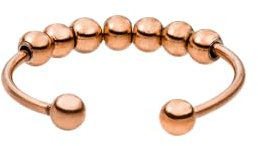 Purelei® Shade Anxiety Ring (Roségold) - Fidget– Wasserfester Damenring aus langlebigem Edelstahl – Verstellbare Ringe von Größe 50 bis 60 – Modeschmuck für deinen individuellen Look