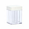 HGDXDP 1 PC Scatola di condimento plastica Trasparente 4 griglia Peperoncino Spezia Shaker Sale stagionato Barattolo condimento Bottiglia da Cucina Gadget Barattolo per Spezie(1PCS)