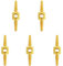 Sanmum 5 pieces Bicycle Internal Cable Routing Tool, Brake Hose Connector, Cycling Bike Cable Guide for Bicycle Frame Shift (Gold)