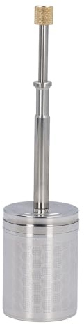 Asixxsix Tragbare Kaffee- und Teefilterpresse, Kaffee-Ei-Presse aus Edelstahl, Wiederverwendbarer Filter für Reisekaffeepressen, Wiederverwendbarer Kaffeebrüh-Kolbenfilter