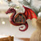 Weihnachts Deko Anhänger, 2D Acryl Weihnachts Drachen Ornament Drache Anhänger Weihnachten Weihnachts Drachen Acryl FlachautoBehang Weihnachtsbaum Ornament