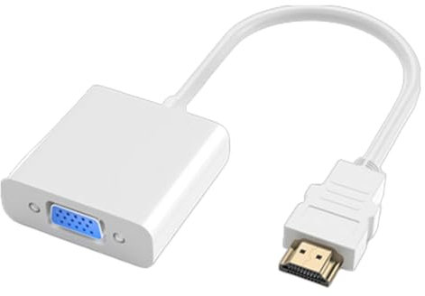 Cable para conectar la computadora portátil al monitor, conector de computadora portátil al monitor,Adaptador VGA a DisplayPort Adaptador de vídeo de alta velocidad - Convertidor de conexión multiprop