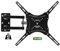 Soporte de Pared para Televisor TV 14 a 60 Pulgadas Giratorio Inclinable Universal televisión Smart LCD Monitores OLED Plano, 45 kg, Medidas VESA 60x60mm hasta 400x400mm