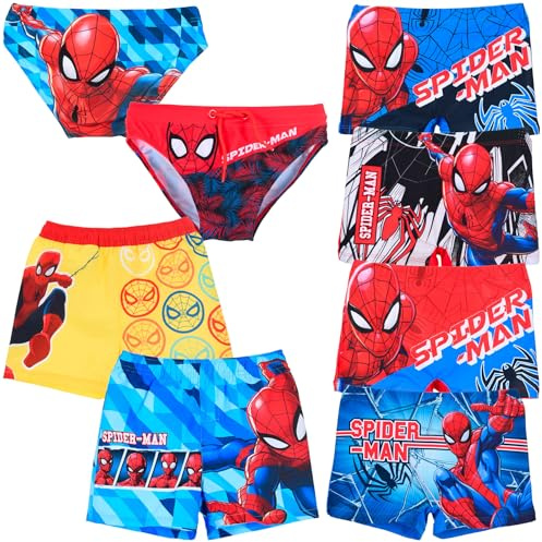 Characters Cartoons - Enfant - Maillot de bain Short Boxer Slip Parigamba Mer Piscine - Licence officielle, Parigamba 18123 Bleu, 8 ans