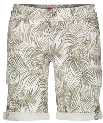 Buena Vista Damen Cargo-Shorts - Grey Palm (DE/NL/SE/PL, Alphanumerisch, S, Regular, Regular, Grey Palm)