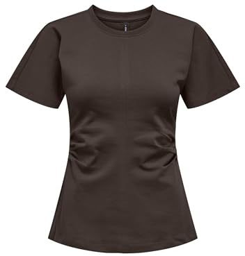 ONLY Damen Female Top Onlmarie Top Onlmarie Life S/S Ruching Top JRS (1er Pack)