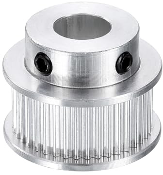 QUARKZMAN GT-2 40T Umlenkrolle 10mm Bohrung 40 Zähne 1 Stück | Aluminium Zahnriemenscheibe Passend Für 10mm Breite Zahnriemen Für 3D-Drucker