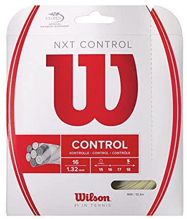 Wilson Unisex – Erwachsene Saitenset NXT Control Strings, Natural, 16
