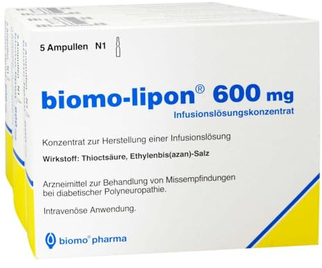 Biomo Lipon 600 mg Ampullen 20 stk