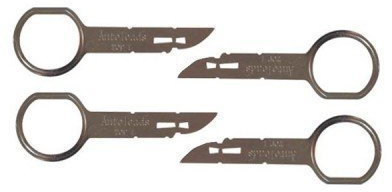 Wheels N Bits WNB5-132 Horizontal Radio Removal Keys 4 Keys Compatible with Audi A2 A3 A4 A6 A8 TT
