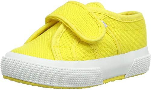 Superga 2750 Bvel, Unisex Kids' Low-Top Sneakers, Yellow (Sunflower), 4 Child UK (20/21 EU)
