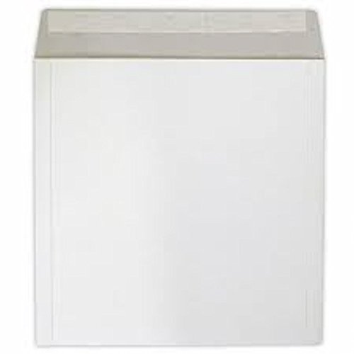 10 Strong 7 Record Vinyl White Cardboard Packaging Peel + Seal Mailers Envelopes 195x195mm
