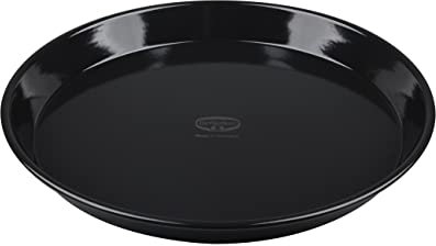 Dr. Oetker Tradition Kuchen-/Pizzablech Emaille – Premium Backblech 28 x 28 x 3 cm, Hitzebeständig, Langlebig & Vielseitig – Oberer Durchmesser 28 cm