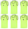 RHINOS sports Leibchen Set (6 Stück) | Nummeriert 1-6 | Gelb | Größe M | Erwachsene