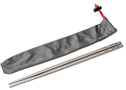 Keith Titanium Food Sticks Outdoor Tableware Chinese Chopsticks For Camping Picnic Traveling Square Chopsticks (Ti5622)