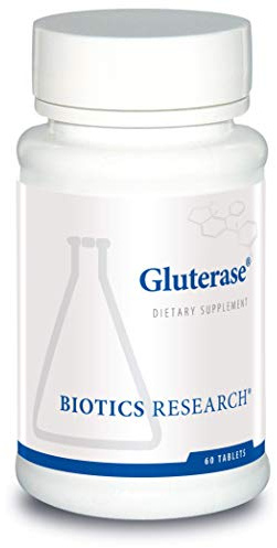 BIOTICS RESEARCH Gluterase Dietary Enzymes for Digesting Gluten, 60 Tablets