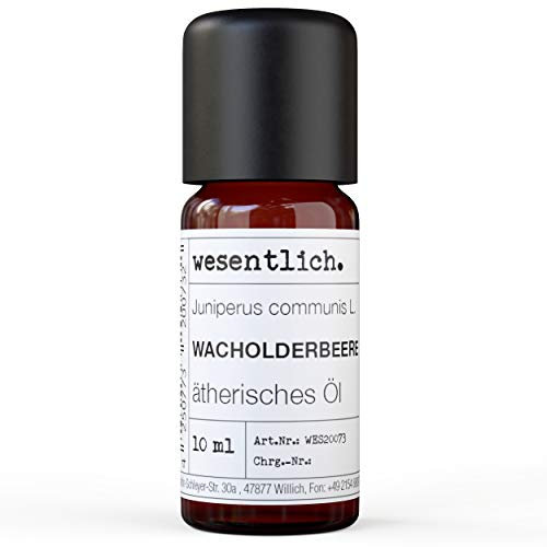 Wacholderbeerenöl - reines ätherisches Öl von wesentlich. - 100% naturrein aus der Glasflasche (10ml)