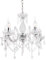 Tafunker 5 Light Chandelier, 5 Lamp Pendant, Chrome,Clear.Acrylic Bedroom Living Room Ceiling Light … (Chrome) (Clear)