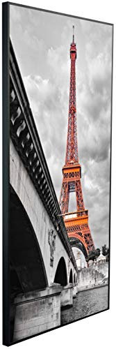 Ecowelle Infrarotheizung mit Bild | 750 Watt | 60x120 cm | Infrarot Heizung| | Made in Germany| d 30 Eiffelturm