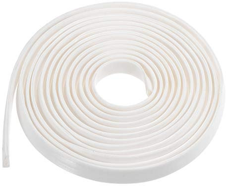 sourcing map Joint d'extrusion en U en silicone blanc pour bordure de 5/64-5/32 de longueur 5 m