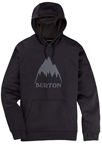 Burton Herren Oak Fleece Pullover, True Black Heather, L