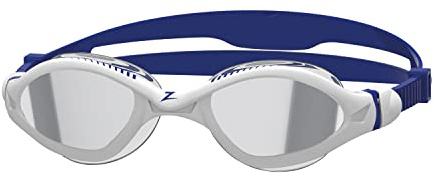 Zoggs Tiger Adult Swimming Goggles, UV protection swim goggles, Quick Adjust Comfort Goggle Straps, Fog Free Swim Goggle Lenses, Liquid Skin Flexibility and Fit, Titanium Lens Sun Protection