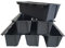 Geli Easy Pflanzgefäß für Europaletten Pflanztopf Blumentopf Blumenkübel (6er Set Anthrazit)