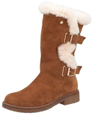 Hush Puppies Women's Megan Wide Boots, Tan, 6