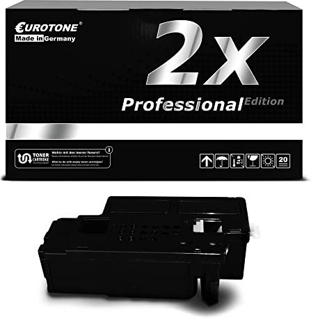 EuroPro Toner 2X kompatibel für Xerox Phaser Workcentre 6020 6022 6027 ersetzt 106R2759 Black