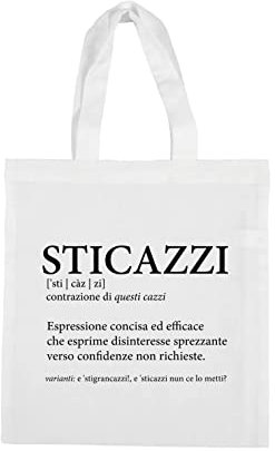 le herisson Shopping Bag tote sticazzi Borsa mare regalo divertente