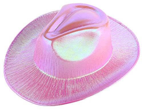 Halloweenhut für Männer und Frauen, breiter Krempe, Cowboy-Hut, fluoreszierend, Damen, Kleidung, Zubehör, Partyhut für Themenabende & Kostümparty