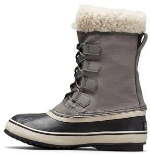 Sorel Femme Winter Carnival Boot WP Bottes de Neige imperméables, Quarry, Black, 37.5 EU