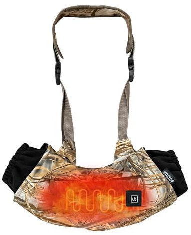 Heated Hand Muff, Electric Heating Hand Warmer Pouch, Suitable for Outdoor Hunting, Sports, Photography, Golf, Football in Cold Winter Keep Warmth (Batteries no Including) (New Camo(No-Battery))