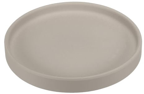 PATIKIL 6 Inch Round Ceramic Plant Saucer, Plant Saucer Tray Flower Planter Drip Tray for Indoors Outdoors Patio Balcony, Gray