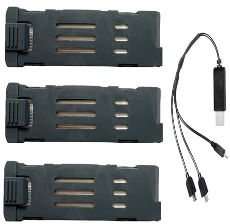Batteria da 3,7V 600mAh per Drone E58 S168 JY019 JD-19 Batteria originale nuova versione Batteria per Drone E58 con cavo di ricarica USB
