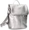 Zwei Damen City-Rucksack Mademoiselle.M MR8 4 Liter weiches Kunstleder, Magnet-Verschlussklappe, Hauptfach mit Reißverschluss, gepolstertes Trennfach für Tablet, Rückenpolsterung (silver)